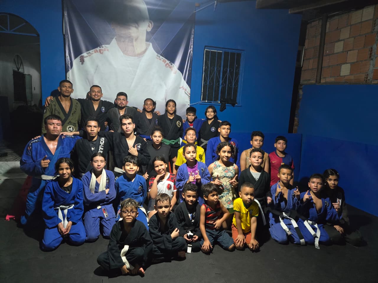 Alunos reunidos